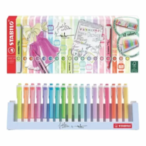 stabilo destacador swing cool neón pastel pack 18